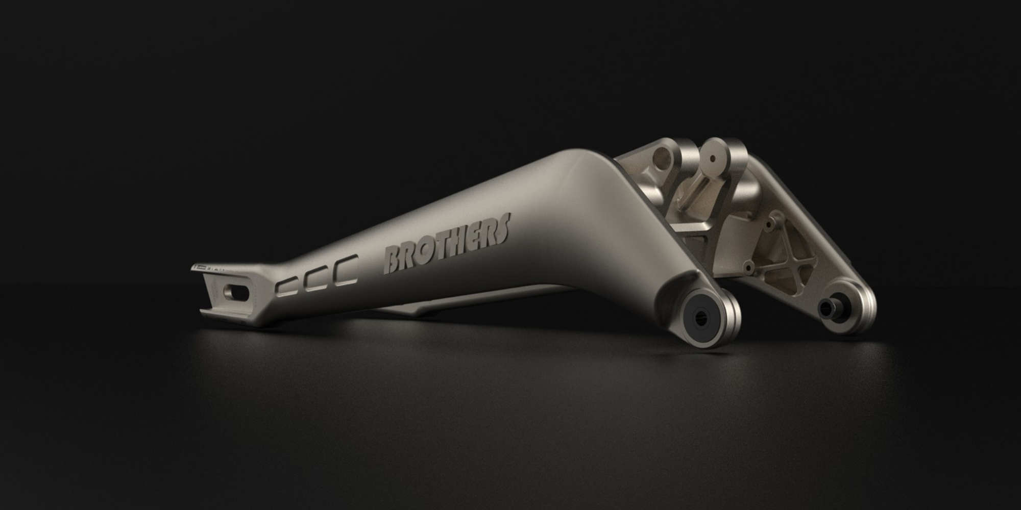 Bras oscillant et châssis